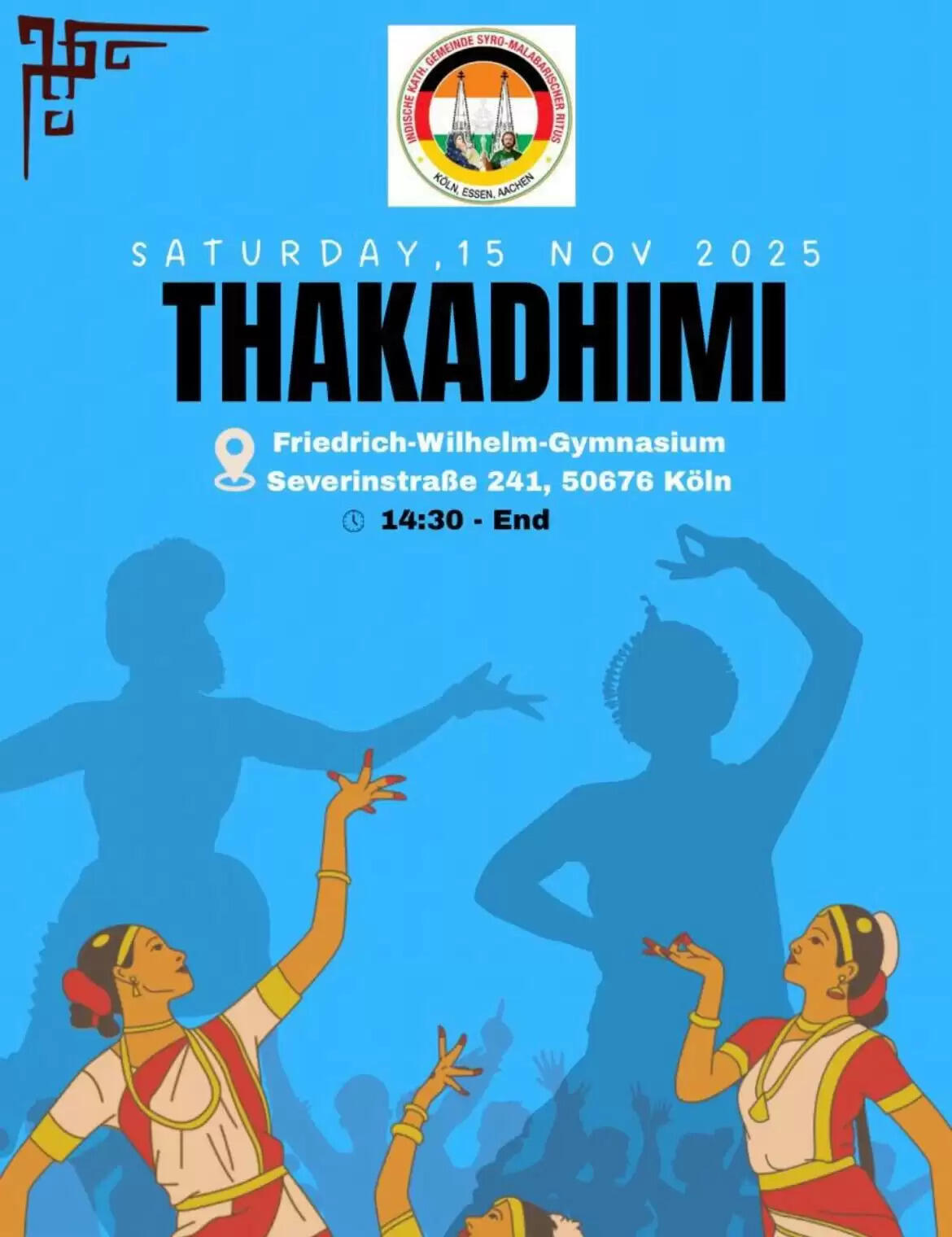 Poster of Thakadhimi 2025 cultural festival in Cologne