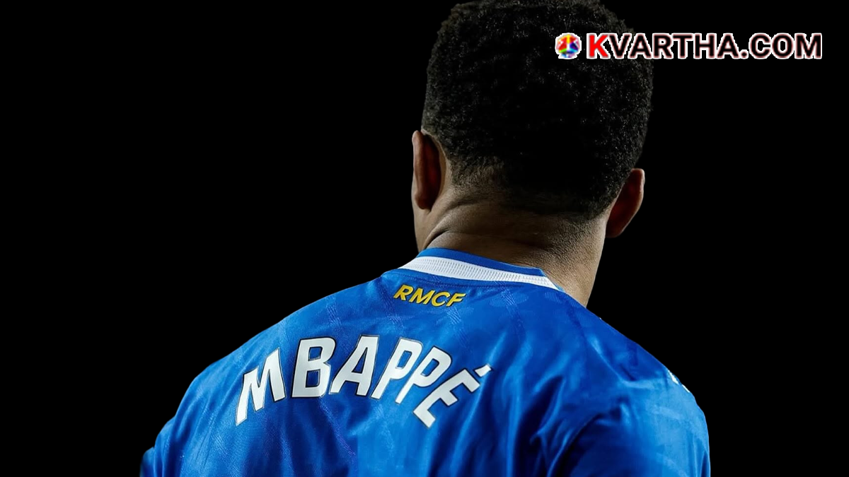 : Kylian Mbapp&eacute; during a match