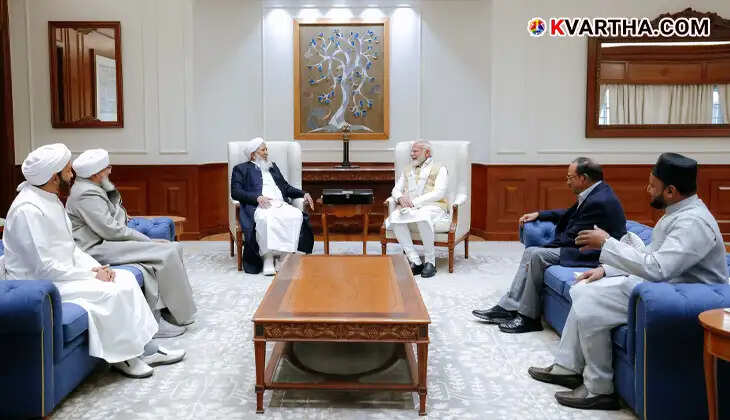 kanthapuram ap aboobacker musliyar meets pm modi minority w