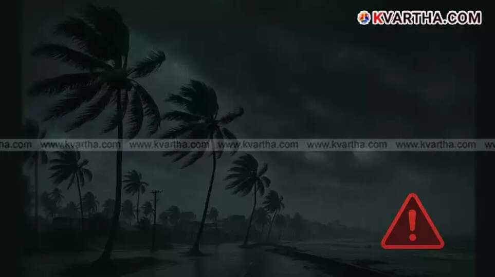 Three Districts Declare Holiday Tomorrow, Strong Winds up to 50 kmph Expected; Severe Weather Warnings Issued Across Kerala