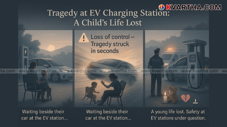 Photo of Ayan S Nath who died in Vagamon electric charging station accident.