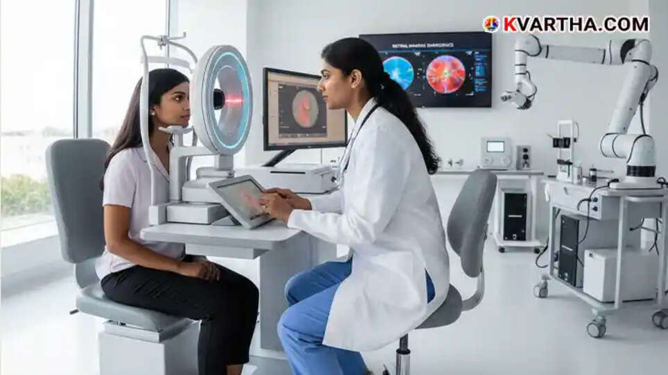 Image of a retinal scanning