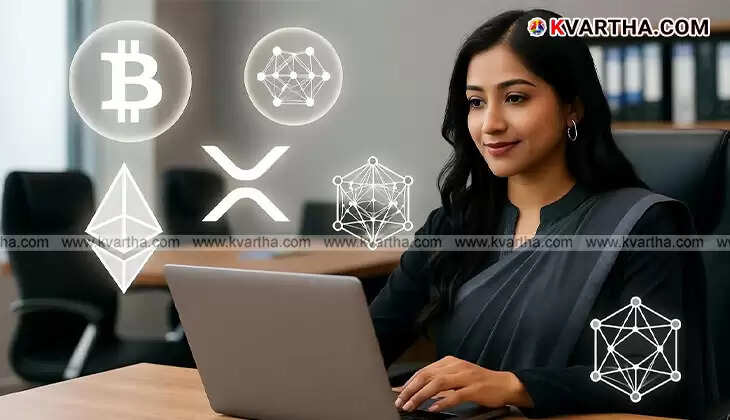 Image of a gavel on a digital coin with Madras High Court building in the background.