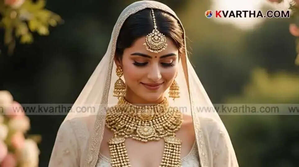 Bride Representing Kerala Gold Price March 01