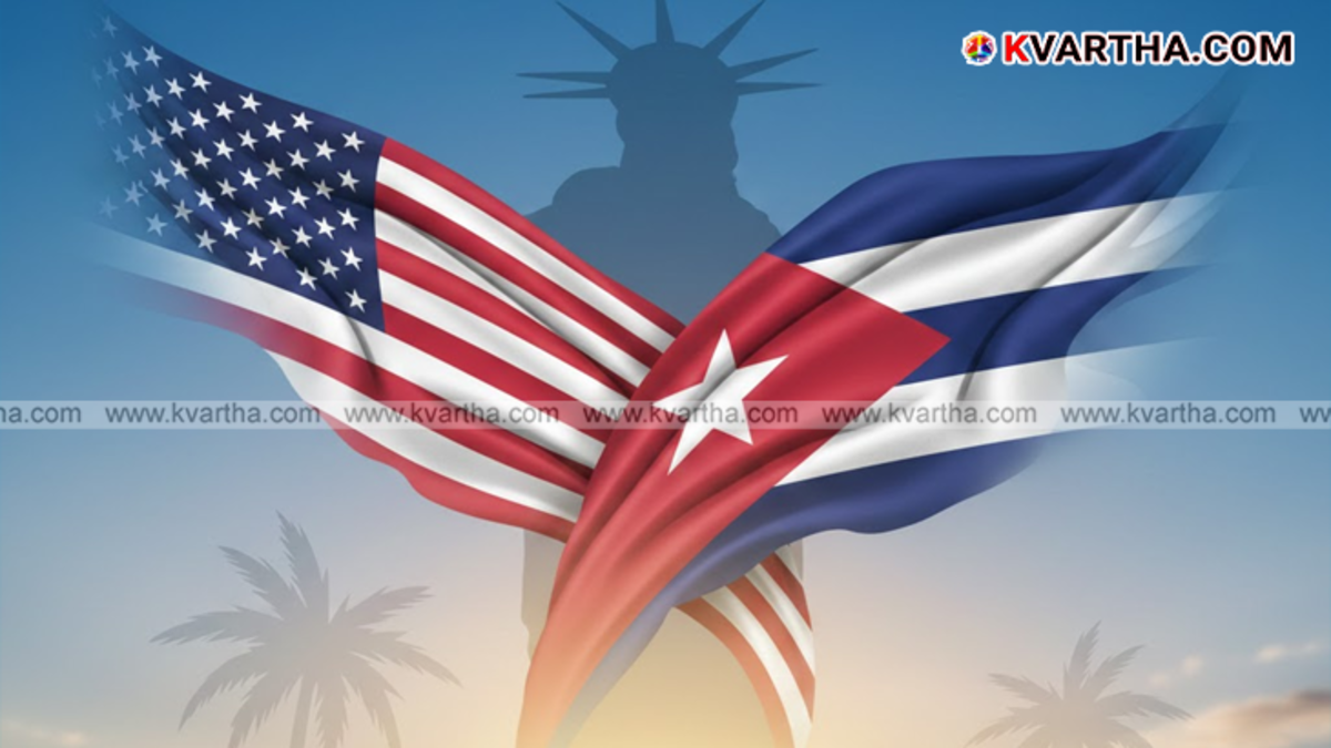 US President Donald Trump during a press conference about Cuba and Venezuela