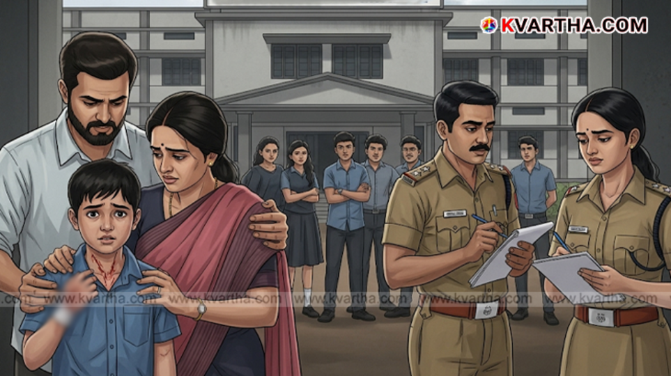 A symbolic photo about school ragging and violence.