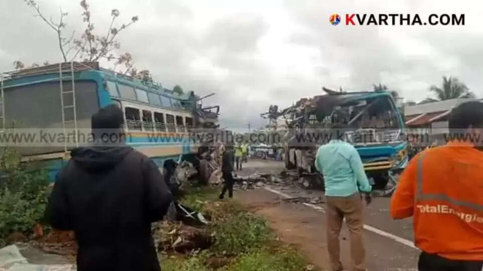 Major Accident in Tenkasi Six Killed and 28 Injured After Two Private Buses Collide Head-On