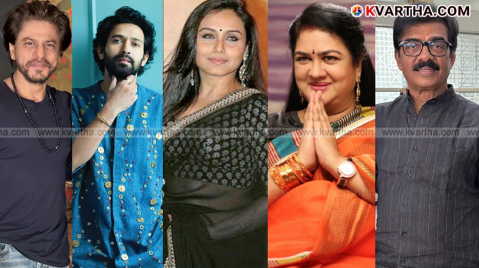 Winners of the National Film Awards 2023 including Shah Rukh Khan and Rani Mukerji.