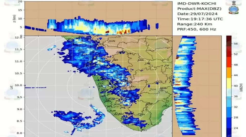 Heavy rain and strong winds are likely at isolated places in Kerala in the next hour, Rain, Heavy Rain, Strong Winds, Isolated Places.