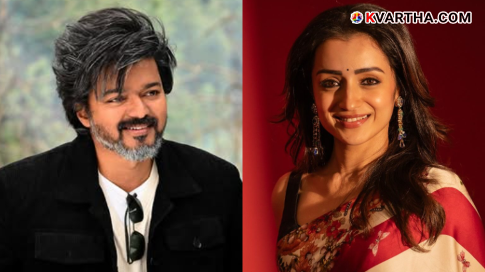 Actress Trisha facing social media comments or a symbolic representation of cyberbullying.