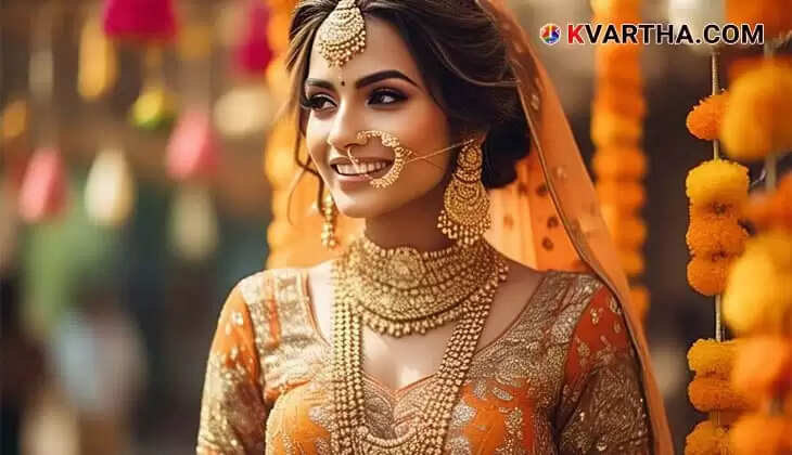 Bride Representing Gold Rate February 19 Kerala