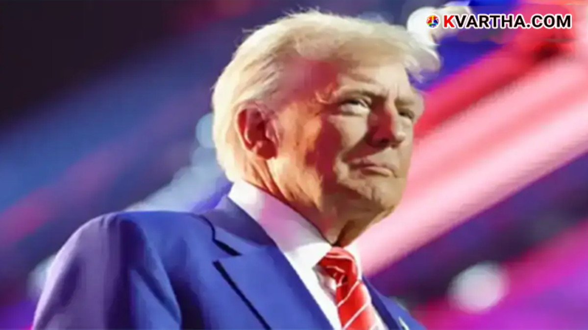 US President Donald Trump announcing new trade tariffs.