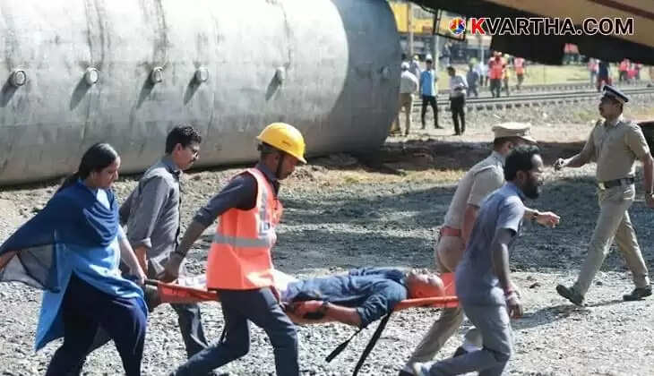 Palakkad Junction Railway Station Conducts Successful Joint Mock Drill with NDRF to Prepare for Train Accidents