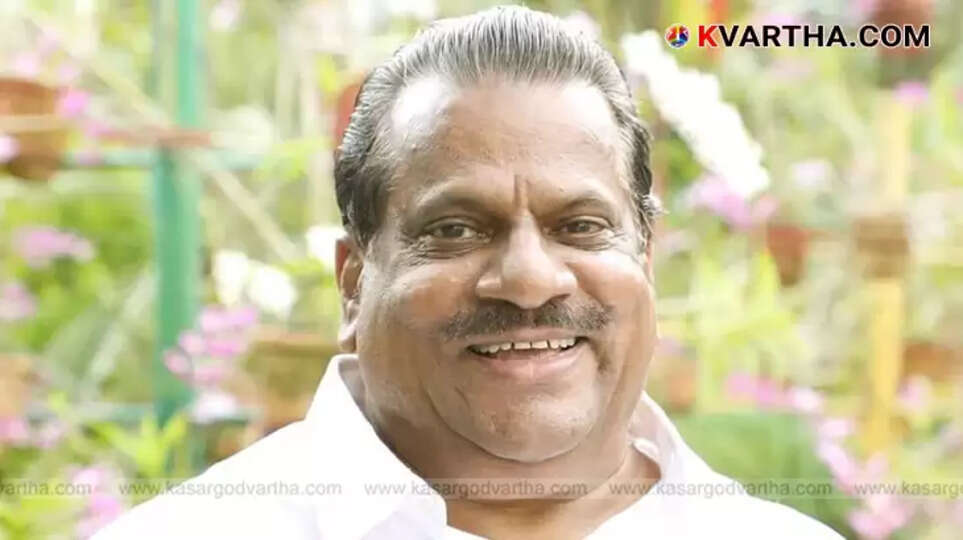 E.P. Jayarajan, Central Committee member of CPM, speaking at an event.