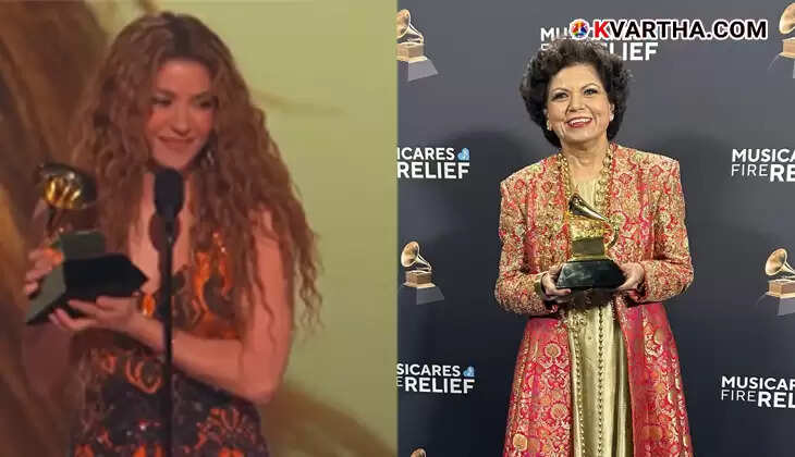 Beyoncé, Chandrika Tandon, and Shakira at the 67th Grammy Awards
