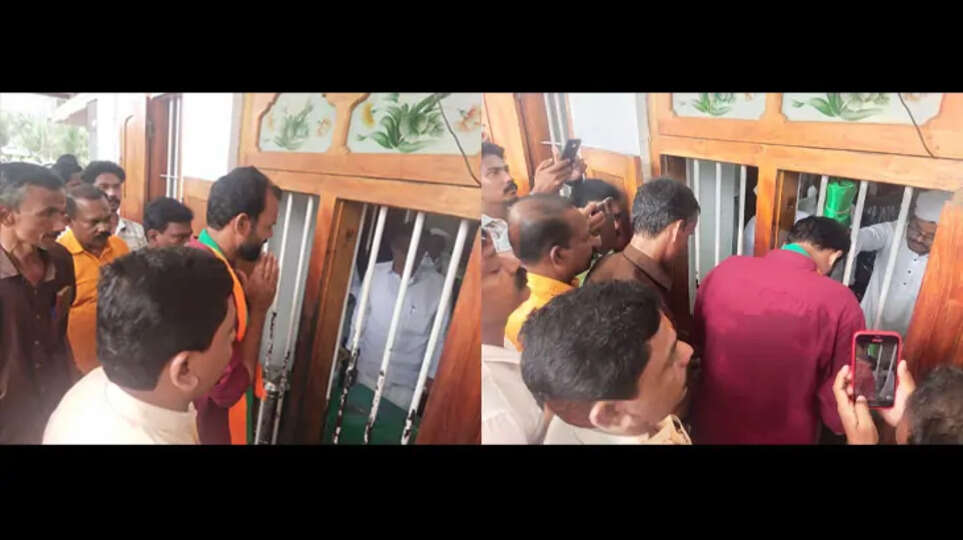 BJP Candidate Visits Religious Site in Kerala