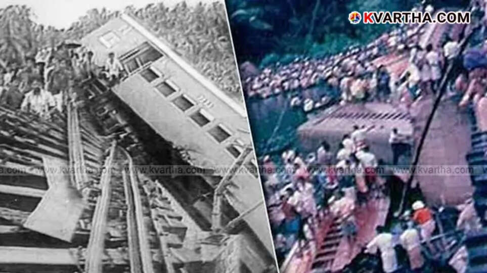 Perumon bridge where the train accident occurred over Astamudi Lake.