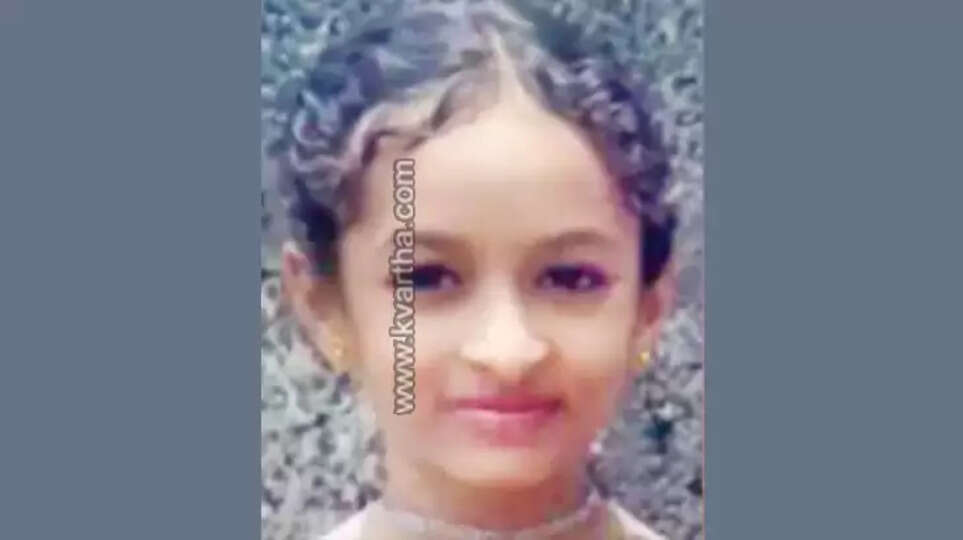 Damaged car at the site of the accident in Erumapetty, Thrissur.