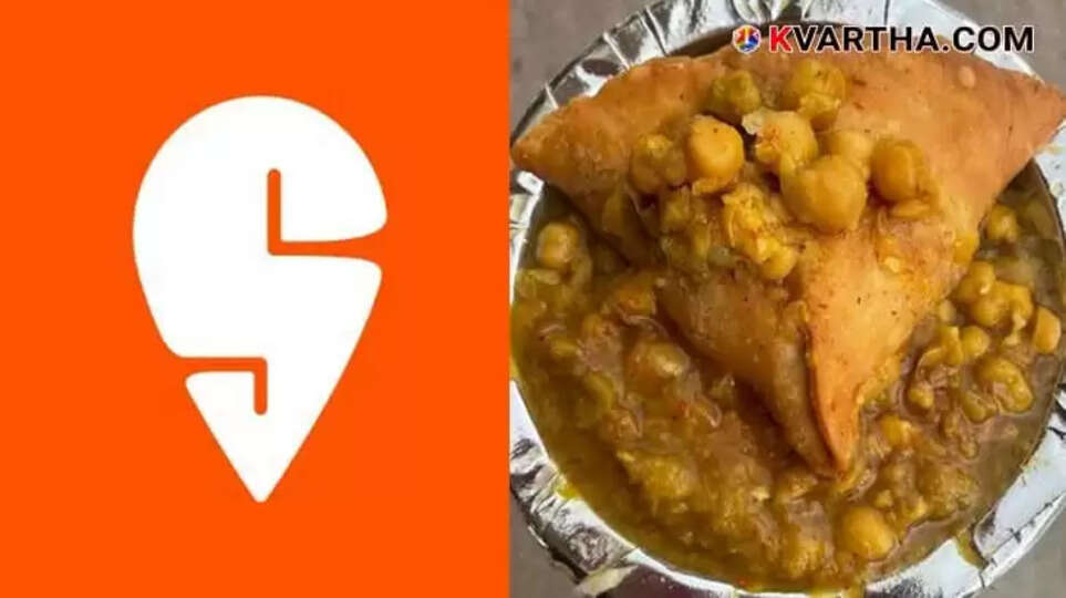 Swiggy Snack app logo and food