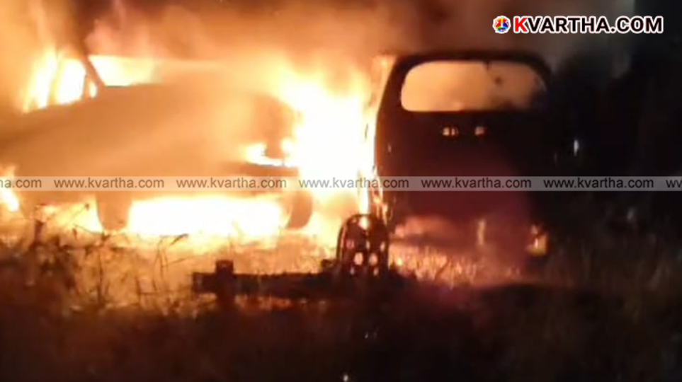  Fire at Car Land workshop in Kunjimangalam Kannur