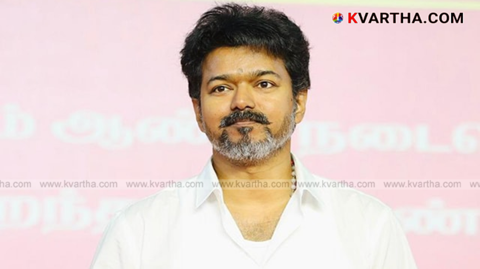 Actor Vijay speaking at TVK state executive meeting