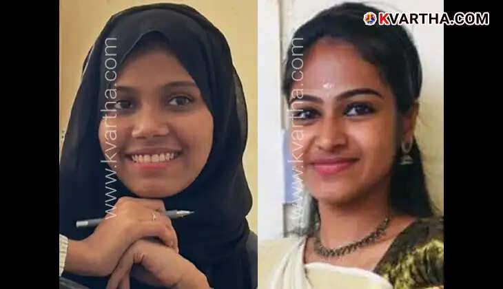 Shanfa and Sreenanda, students who died in Tirurkkad accident.