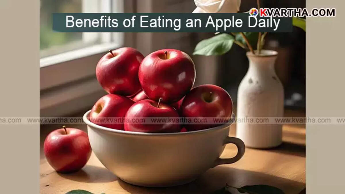 Health benefits of eating an apple