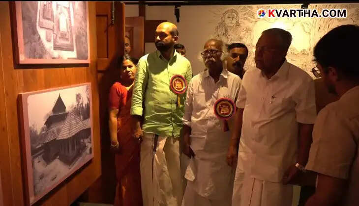 Kerala Chief Minister Pinarayi Vijayan inaugurating the Makreri Temple tourism project and museum in Kannur.