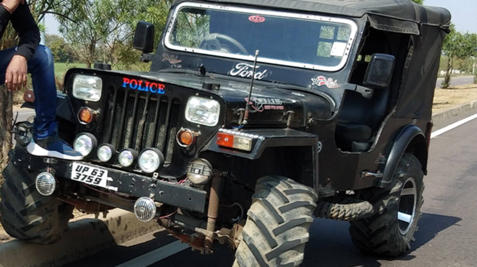 A photo of a school in Uttar Pradesh.