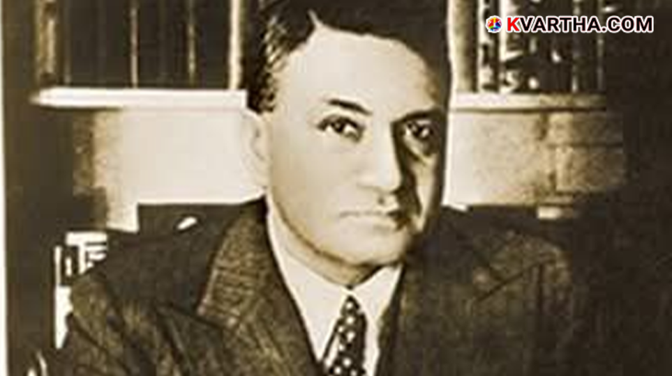 Illustration of KC Mahindra, JC Mahindra, and Malik Ghulam Muhammad.