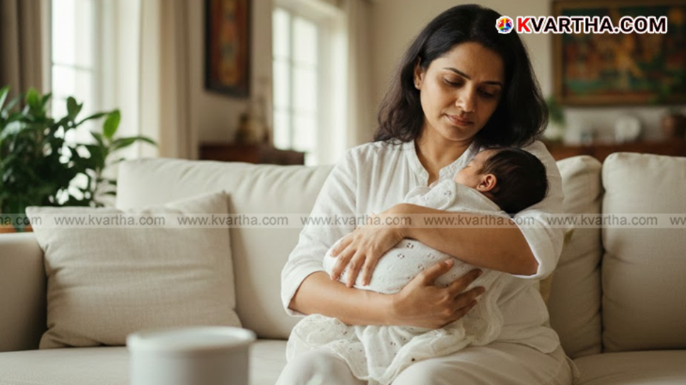  A mother breastfeeding her newborn baby, highlighting the bond and health benefits.