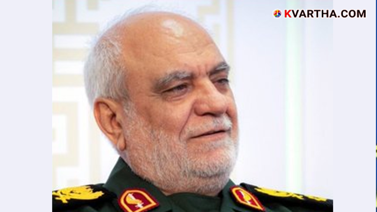 A symbolic image of IRGC Intelligence Chief Sardar Majid Qadimi and Iran's military advance.