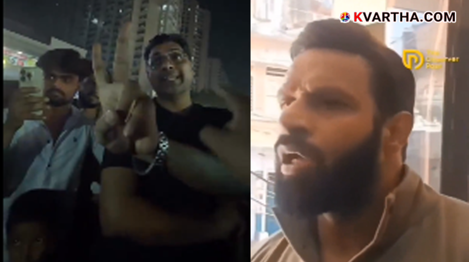 A symbolic scene and social media trend of a young woman confronting a drunk man who tried to spread hatred in Noida.&nbsp;