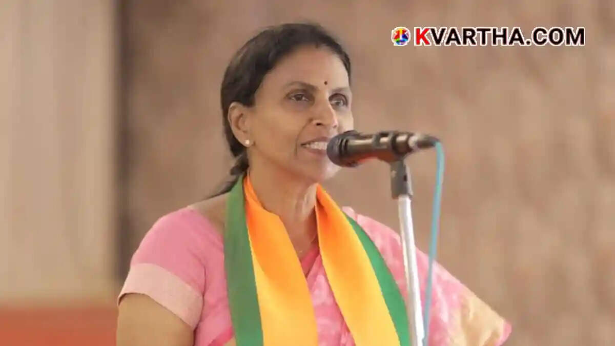  BJP leader and former DGP R. Sreelekha&nbsp;