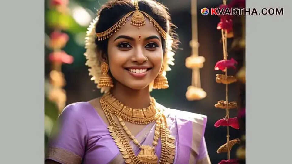 Bride Representing Gold Rate March 25 Kerala