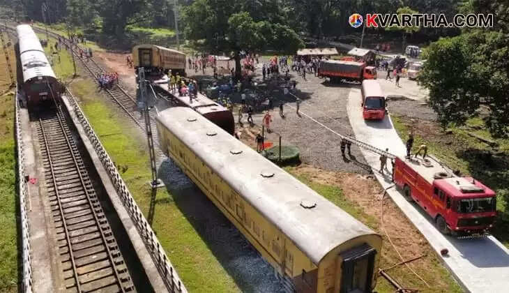 Palakkad Junction Railway Station Conducts Successful Joint Mock Drill with NDRF to Prepare for Train Accidents