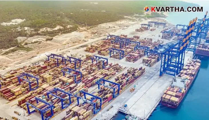Vizhinjam International Seaport, India’s first semi-automated transshipment port.
