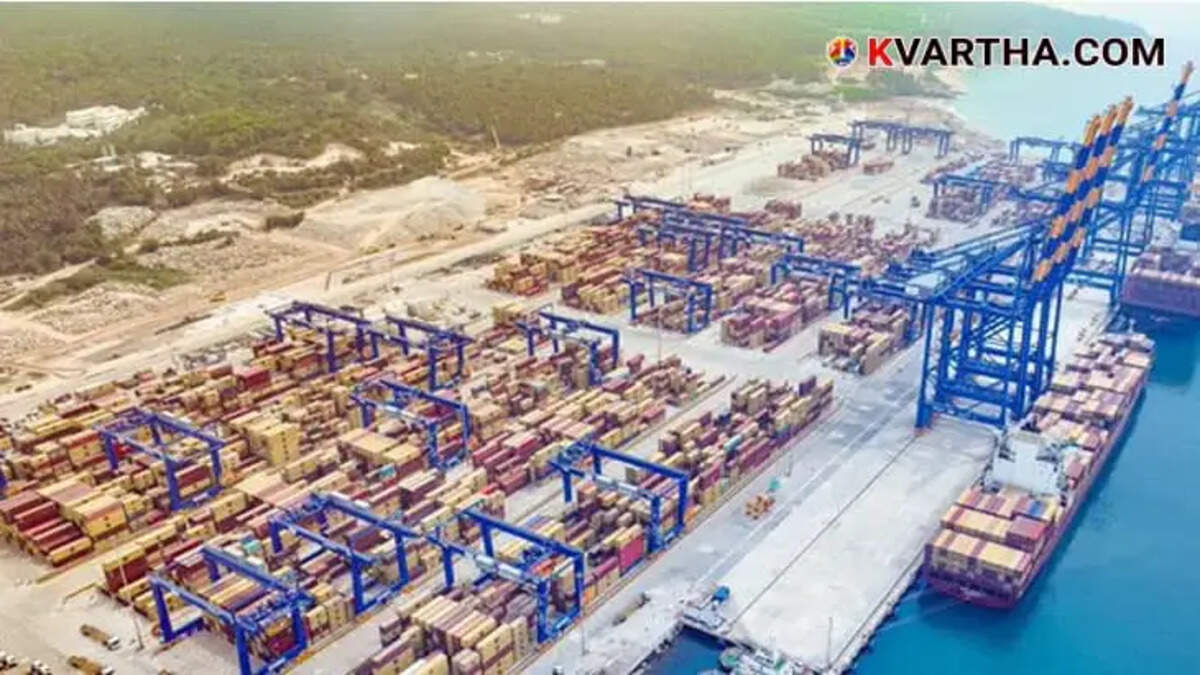 Vizhinjam International Seaport, India&rsquo;s first semi-automated transshipment port.
