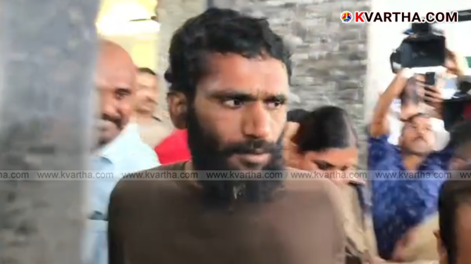 Govindachamy, the accused in the Soumya murder case, who escaped from Kannur Central Jail.