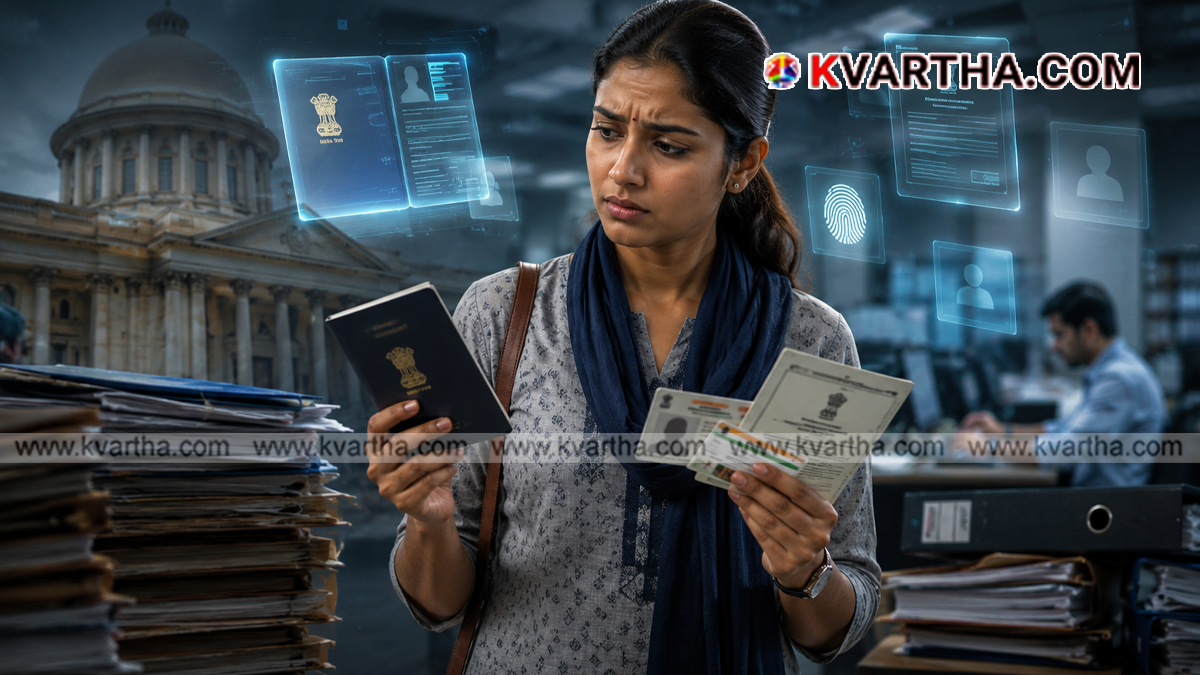  Indian passport and voter ID card