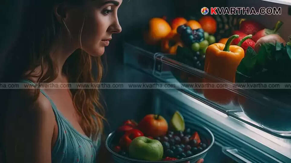 Assortment of fresh fruits, some commonly refrigerated but shouldn't be, highlighting proper storage.