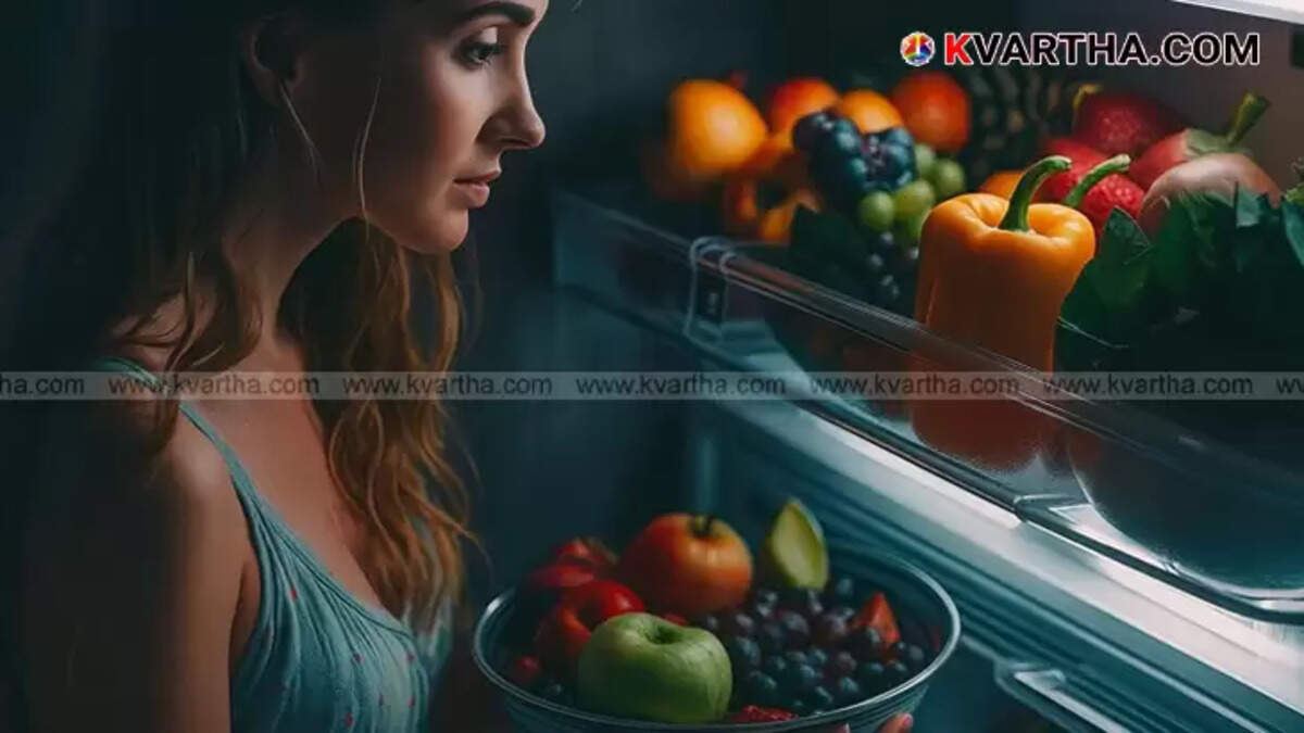 Assortment of fresh fruits, some commonly refrigerated but shouldn't be, highlighting proper storage.