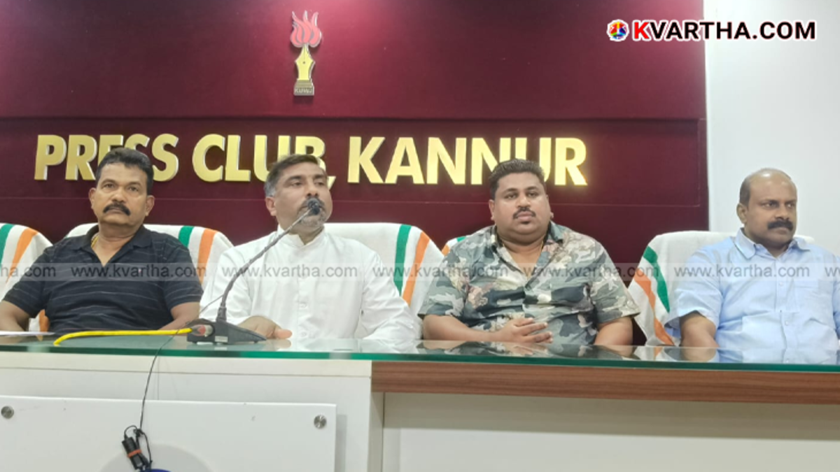 Organizers at Kannur Press Club for Rap Show announcement