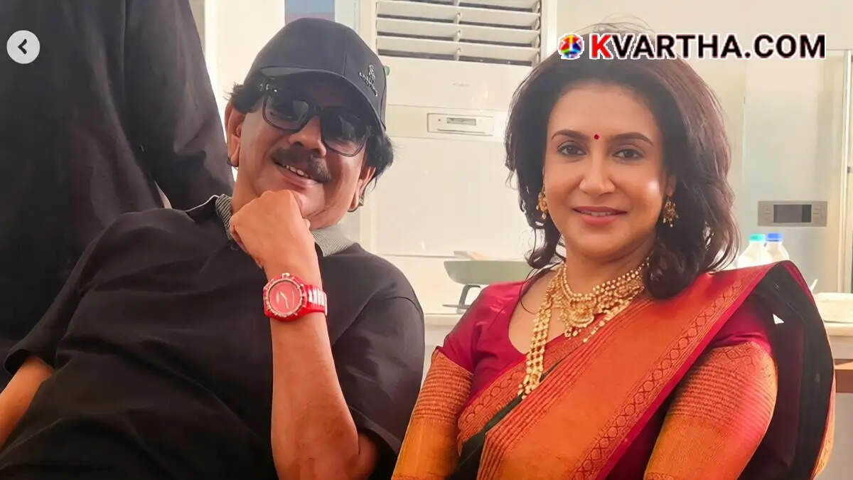 Director Priyadarshan and actress Lissy
