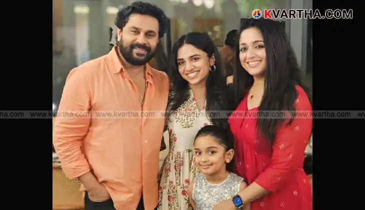 Meenakshi birthday celebration with family, cake-cutting moments, Dileep and Kavya Madhavan