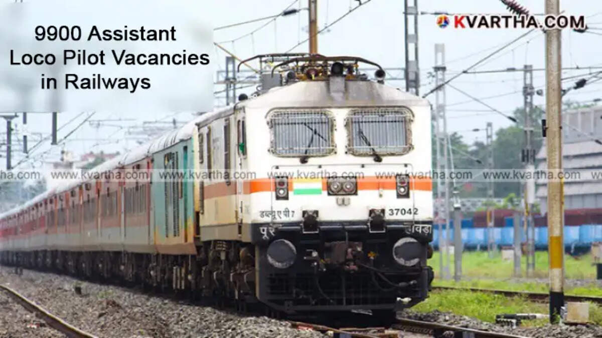 An Indian Railways locomotive, representing the Assistant Loco Pilot job opportunity.