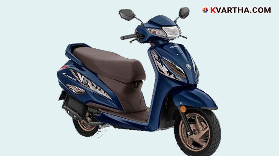 Honda Activa scooter on the road, with news of GST price reduction.