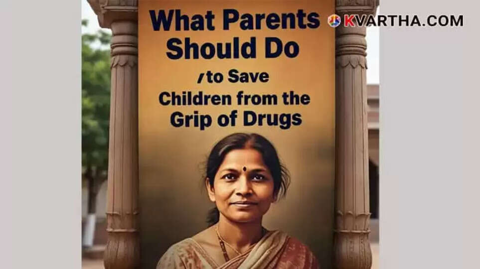 Image Representing What Parents Should Do to Save Children from the Grip of Drugs
