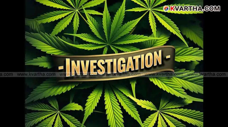 Cannabis seized from Kalamassery Polytechnic hostel during police raid.