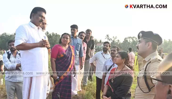 The Mundathikkode fireworks disaster site in Thrissur and a symbolic scene indicating the plight of the workers.&nbsp;